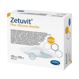 ZETUVIT Plus silicone border kompres sterilný 17